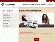 Tablet Screenshot of learnspanish.com